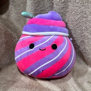 Pink and Purple Striped Plush Toy